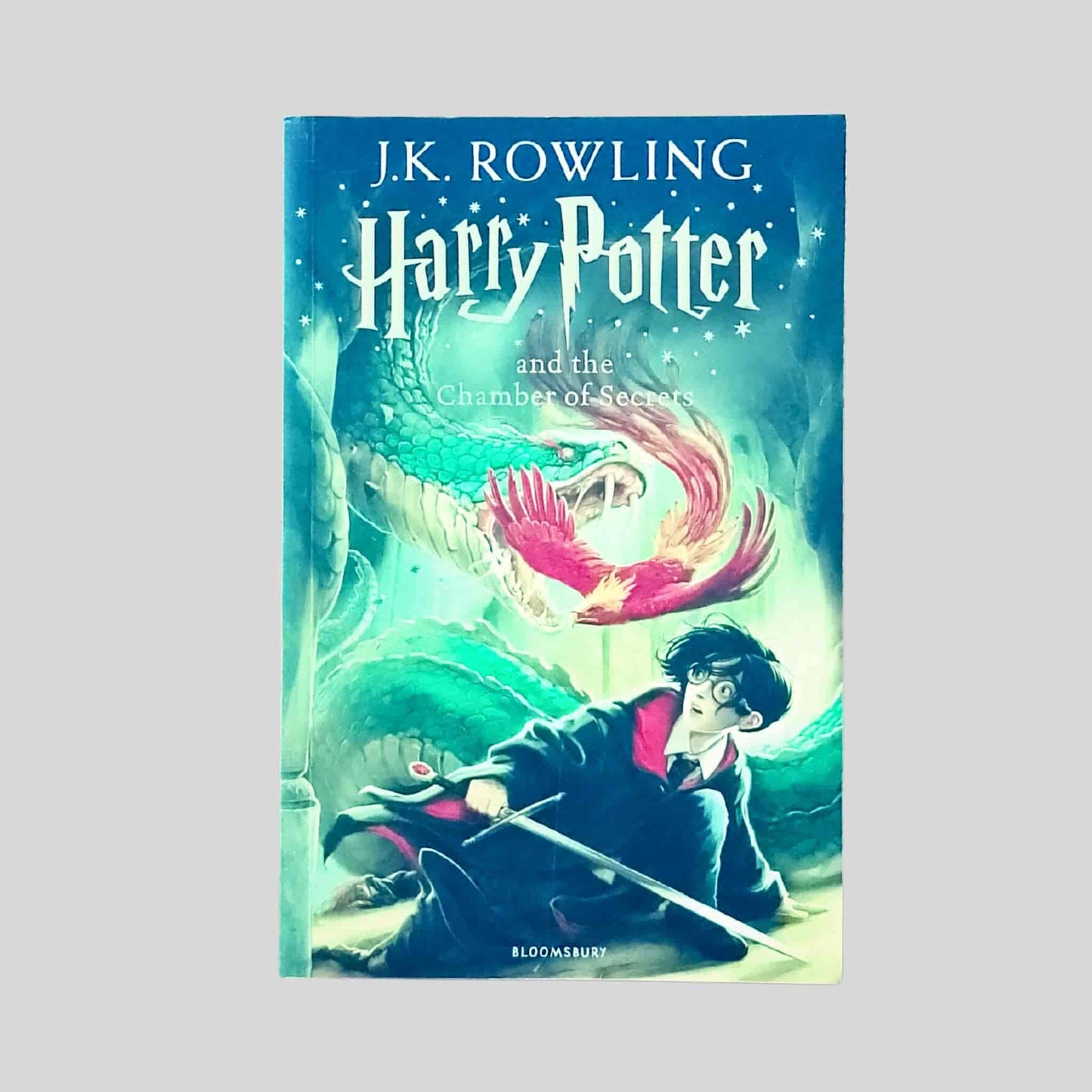 Harry Potter and the Chamber of Secrets paperback book cover