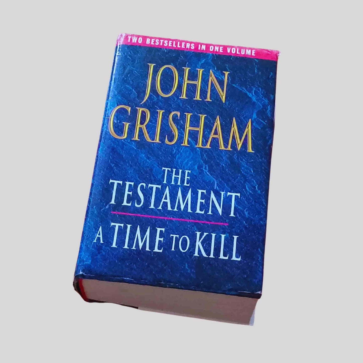 Hardback edition of John Grisham’s The Testament and A Time to Kill - two bestselling legal thrillers in one volume - product image for TAWPublishing.co.uk, UK and worldwide readers