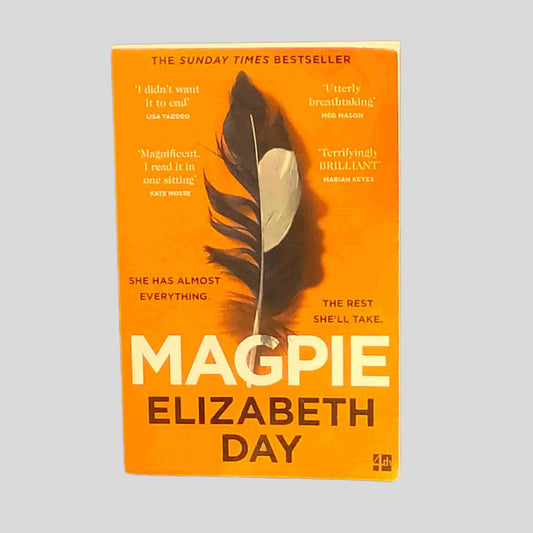 Magpie book cover by Elizabeth Day – psychological thriller about obsession, motherhood, and manipulation