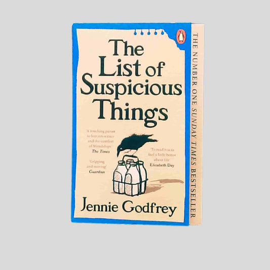 Cover of the paperback book The List of Suspicious Things by Jennie Godfrey
