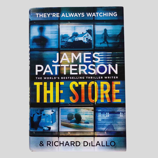 The Store book cover by James Patterson and Richard DiLallo – dystopian thriller about surveillance and control