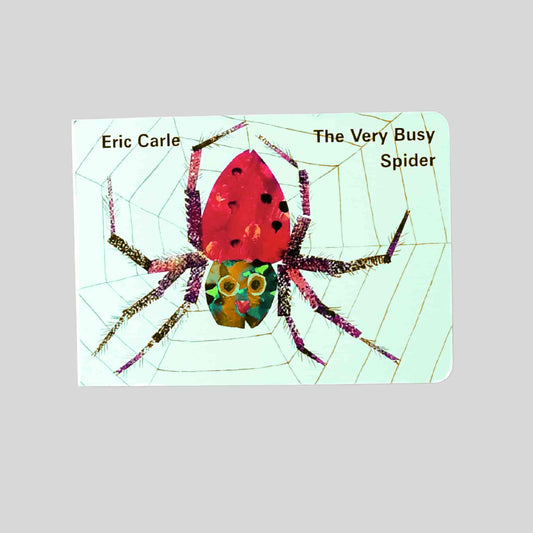 Cover of The Very Busy Spider children's book by Eric Carle